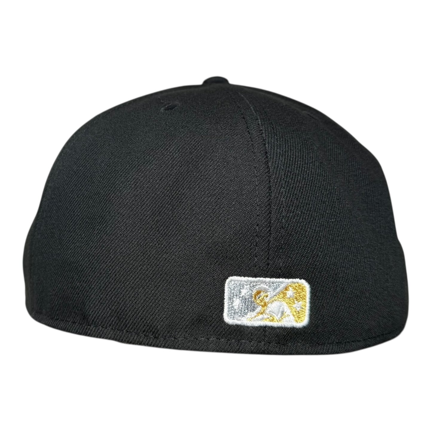 Charlotte Knights Uptown Black Throwback Edition New Era 59Fifty Fitted Hat