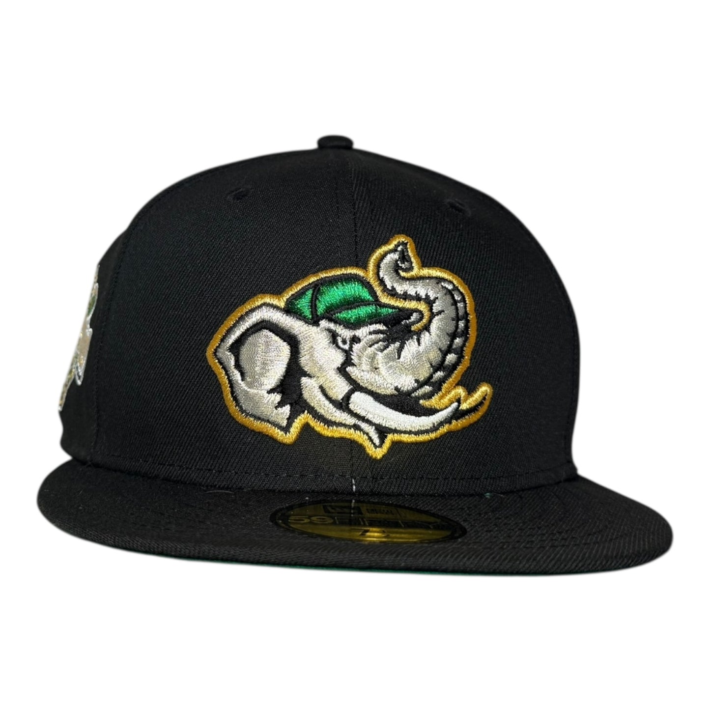 Modesto Athletics Metallic Black New Era 59Fifty Fitted Hat