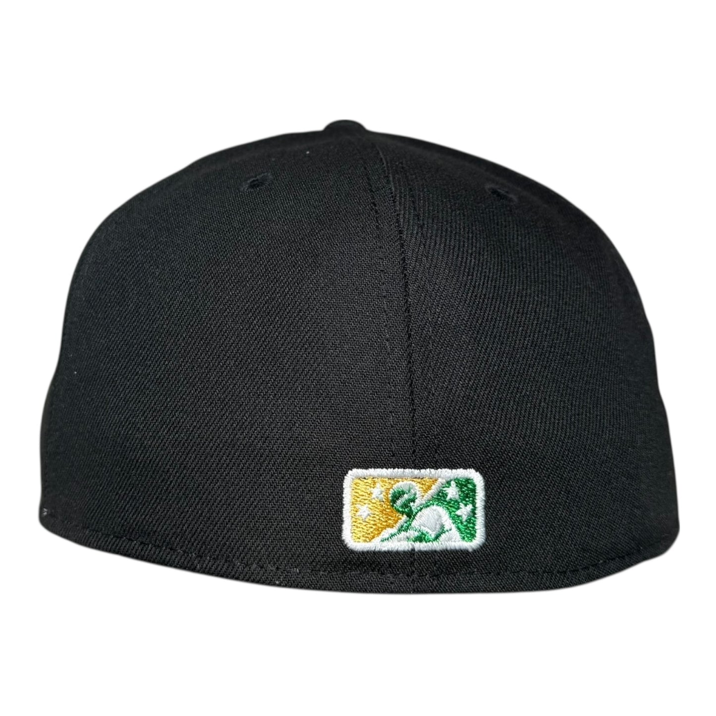 Modesto Athletics Metallic Black New Era 59Fifty Fitted Hat