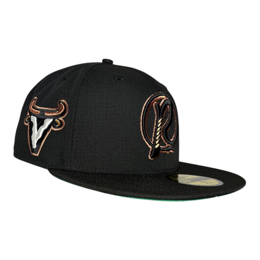 Visalia Rawhide Black Copper New Era 59Fifty Fitted Hat