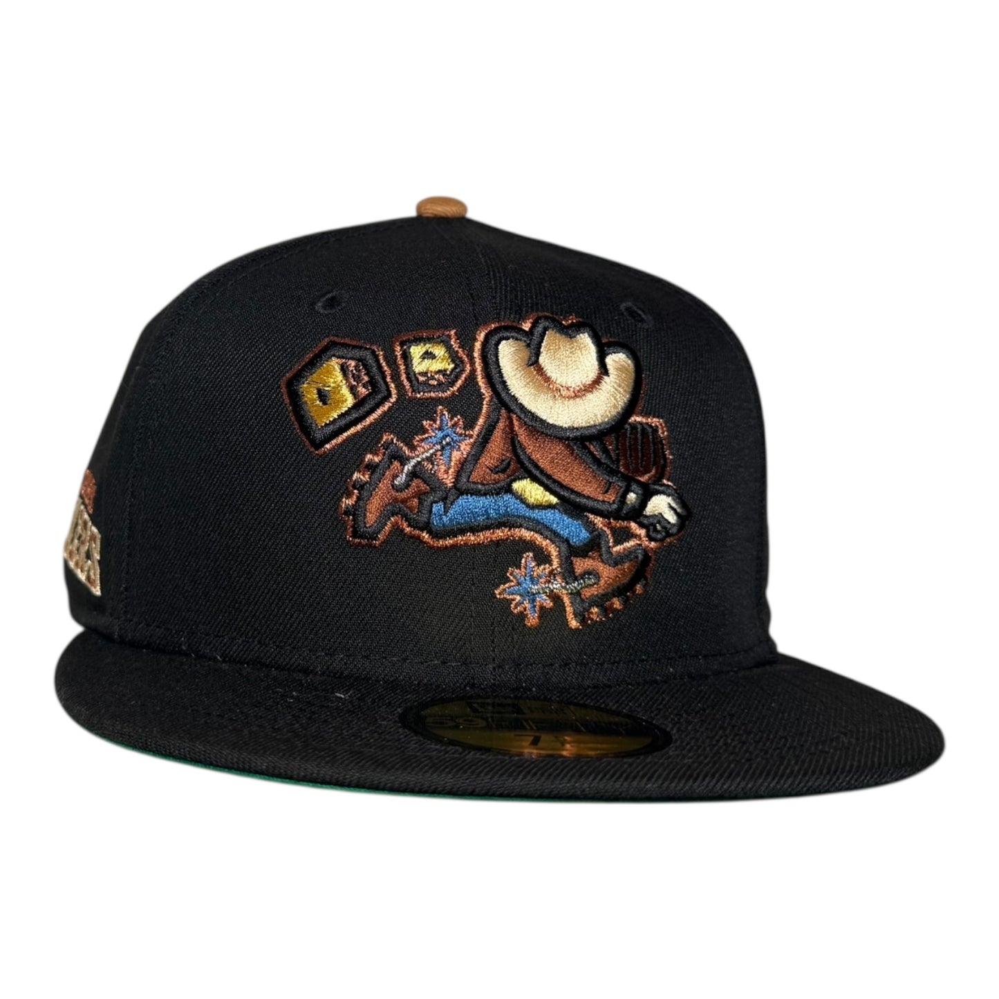 Las Vegas Gamblers Black Copper New Era 59Fifty Fitted Hat