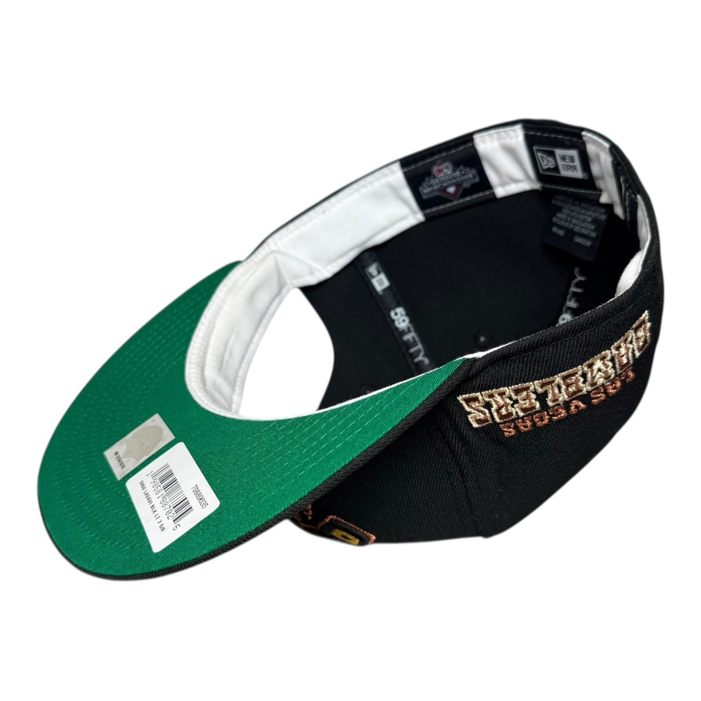 Las Vegas Gamblers Black Copper New Era 59Fifty Fitted Hat