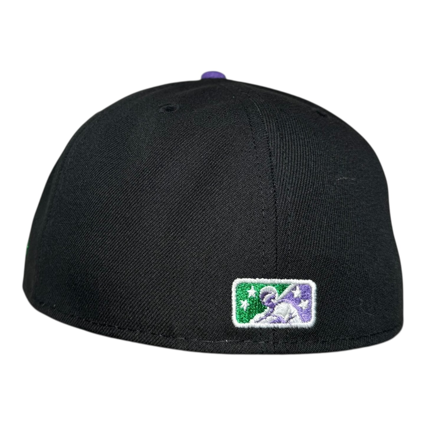 Hartford Yard Goats Black Metallic New Era 59Fifty Fitted Hat