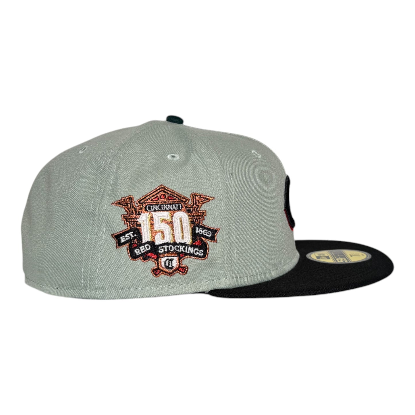 Cincinnati Reds Rushmore 150th Anniversary Patch New Era 59FIfty Fitted