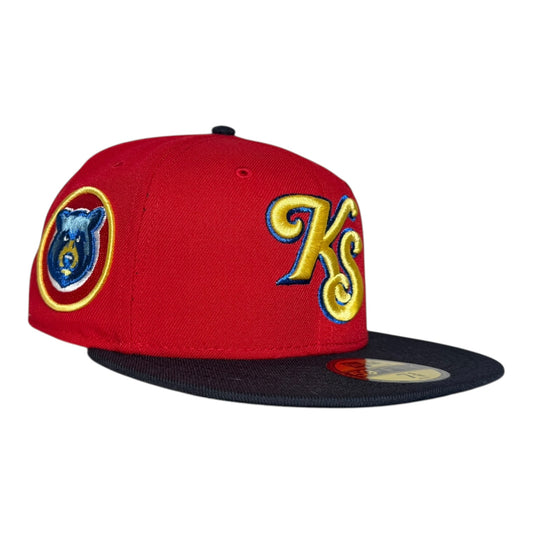 Knoxville Smokies Scarlet Two Tone New Era 59Fifty Fitted Hat