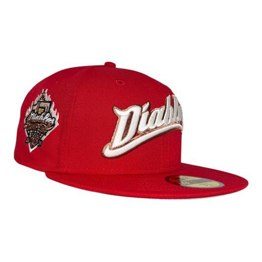 Diablos Rojos Del Mexico LMB New Era 59Fifty Fitted Hat
