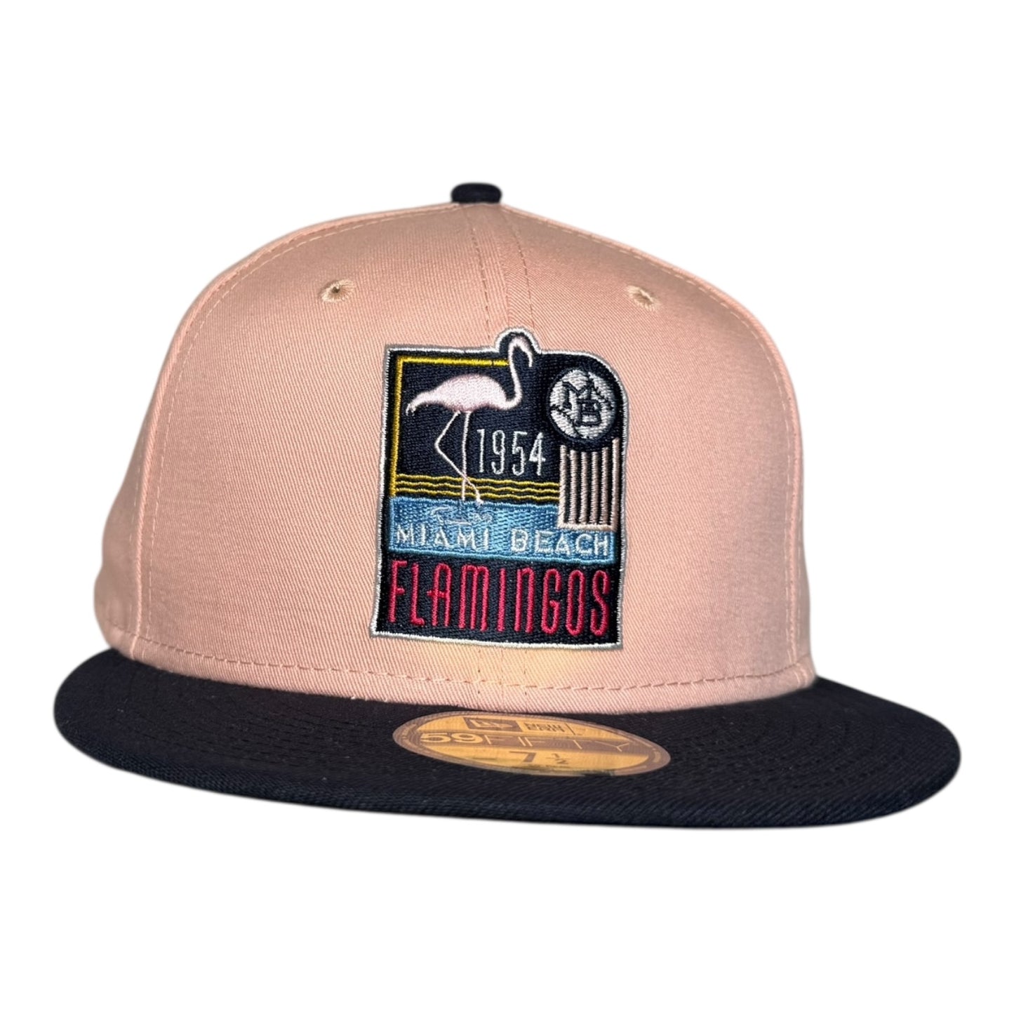 Miami Beach Flamingos New Era 59Fifty Fitted Hat