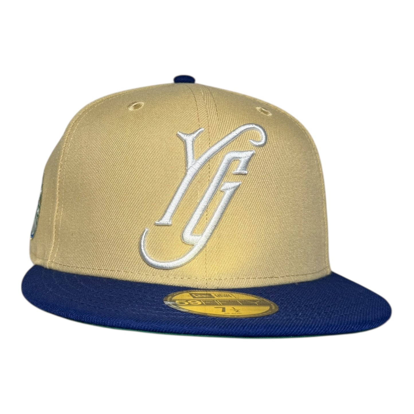 Hartford Yard Goats Khaki New Era 59Fifty Fitted Hat