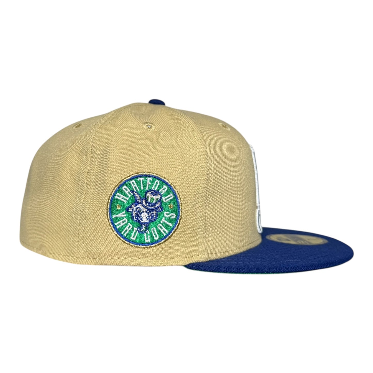 Hartford Yard Goats Khaki New Era 59Fifty Fitted Hat