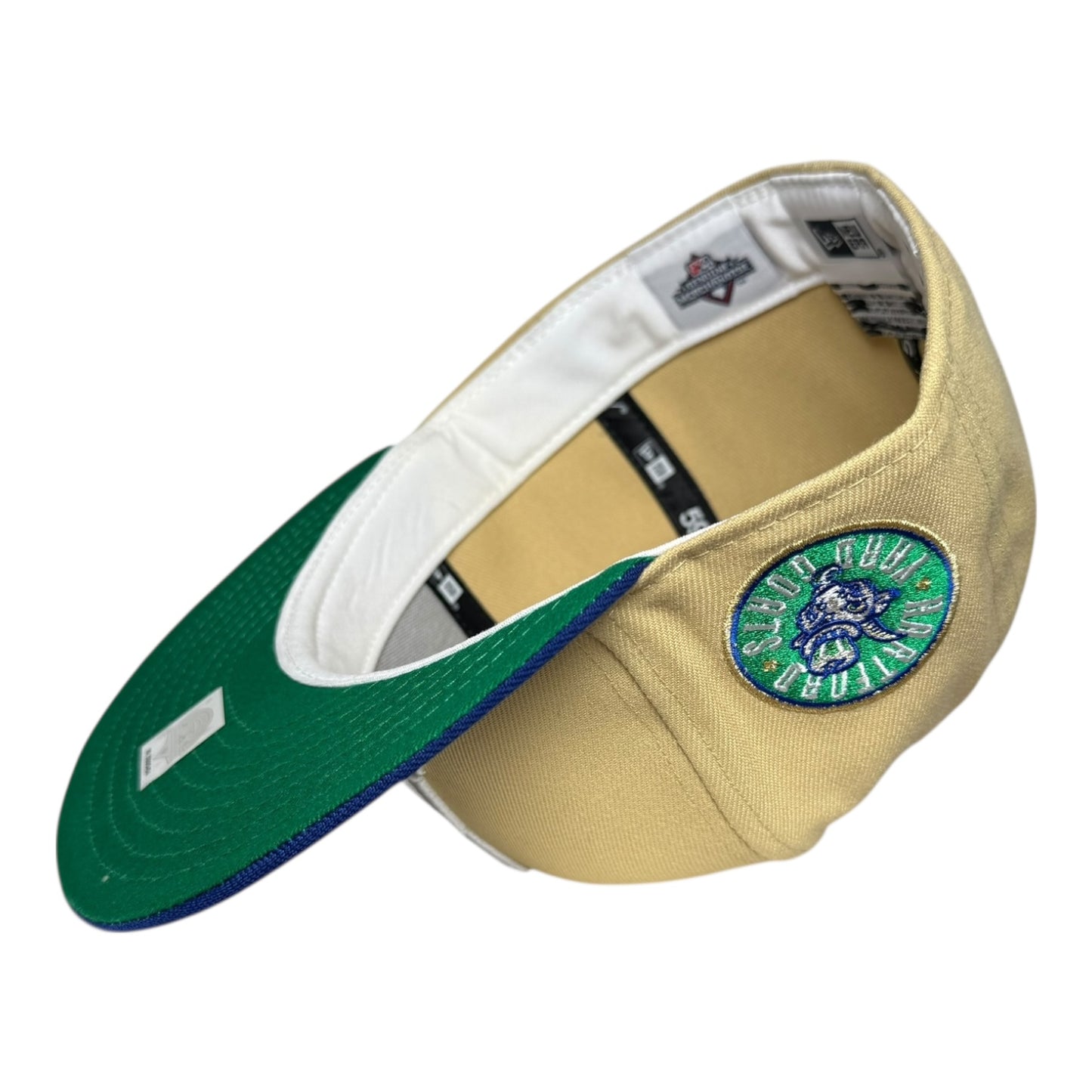 Hartford Yard Goats Khaki New Era 59Fifty Fitted Hat