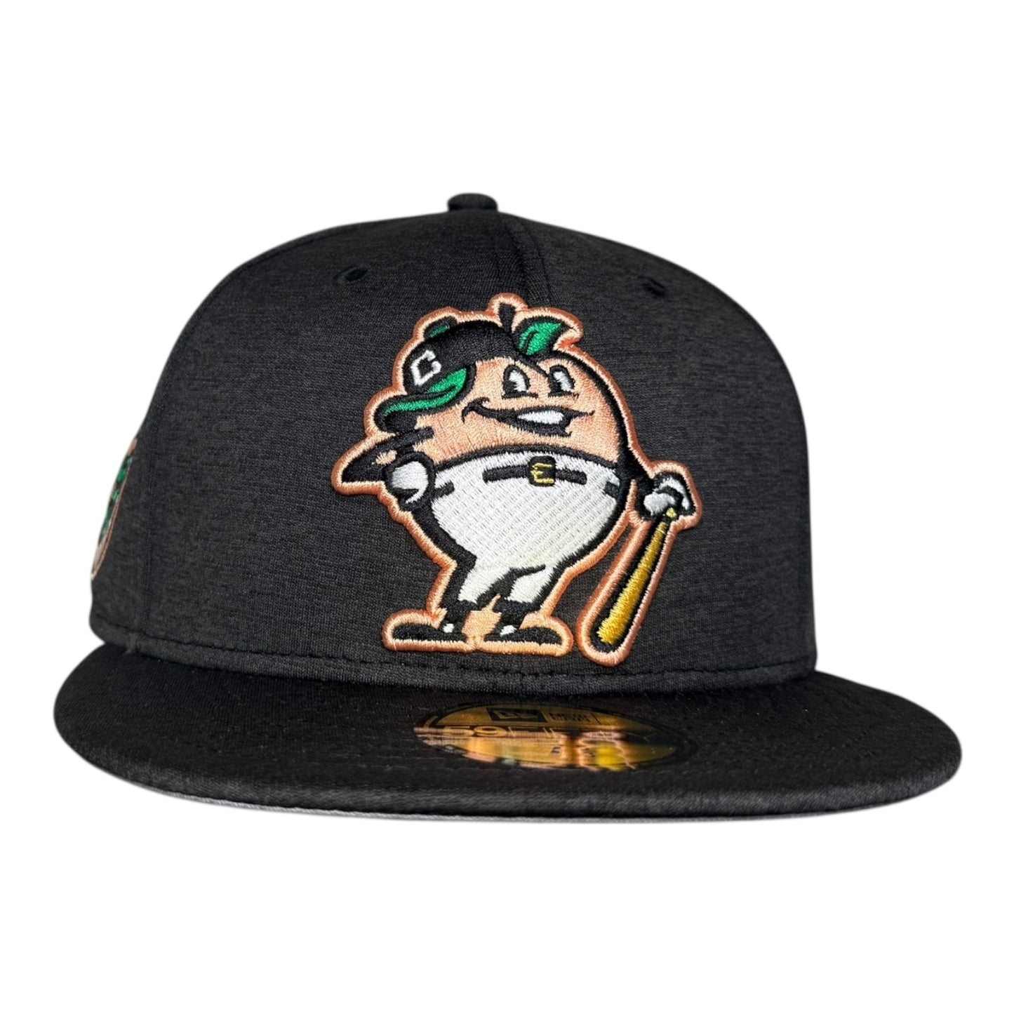 Columbus Clingstones Shadow Black New Era 59Fifty Fitted Hat
