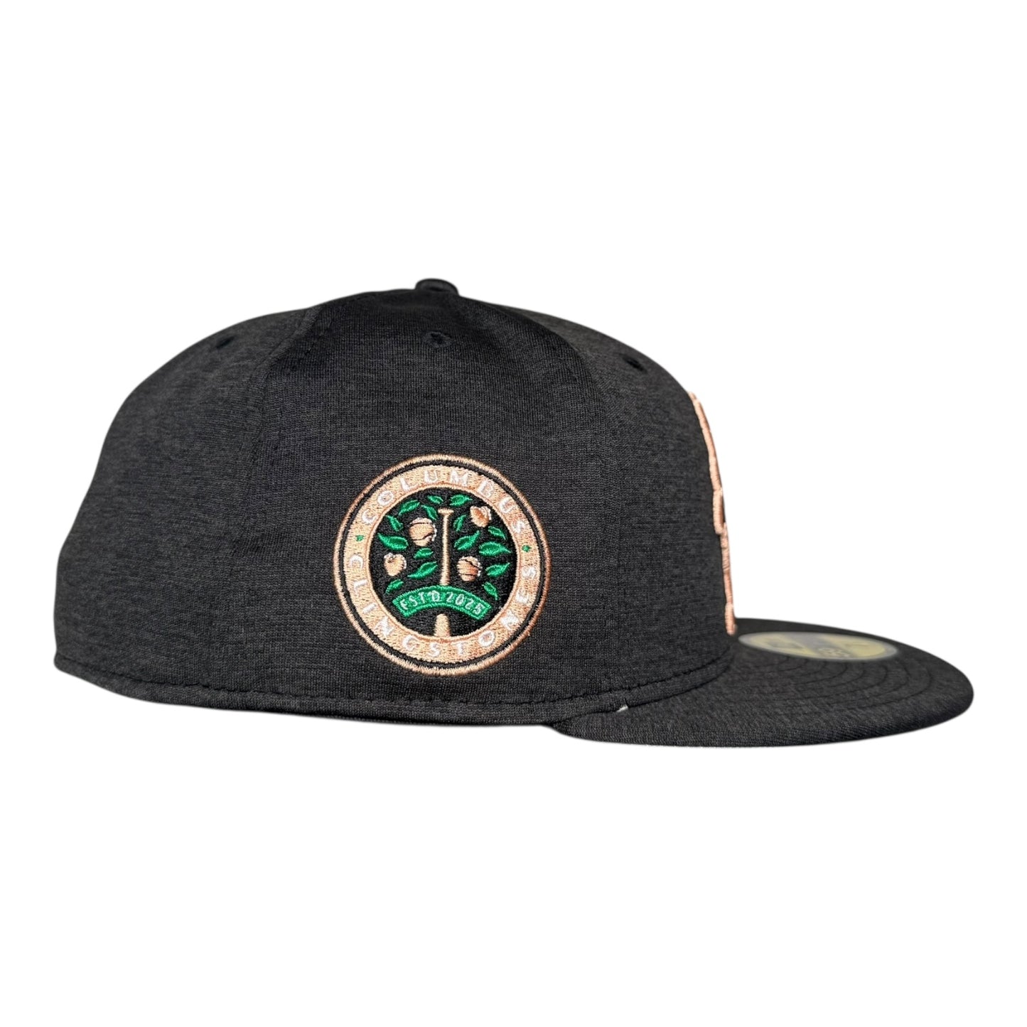 Columbus Clingstones Shadow Black New Era 59Fifty Fitted Hat