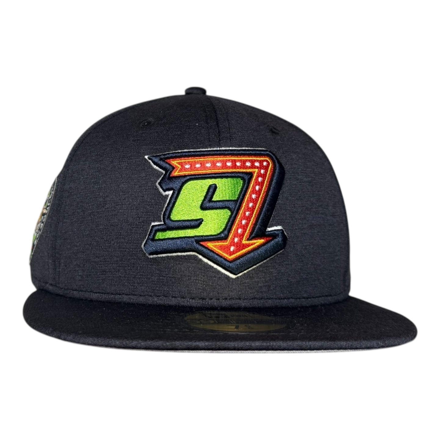 Hub City Spartanburgers Shadow Navy New Era 59Fifty Fitted Hat