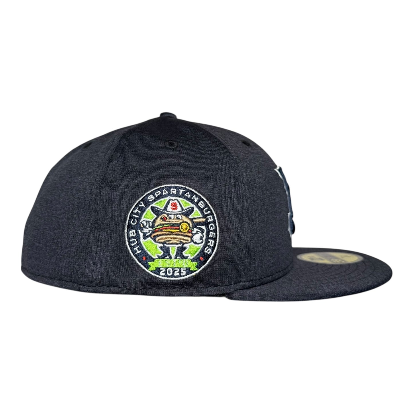 Hub City Spartanburgers Shadow Navy New Era 59Fifty Fitted Hat