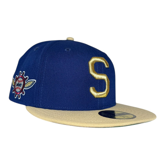 Seattle Mariners x Pilots "Vintage Vegas" New Era 59Fifty Fitted Hat