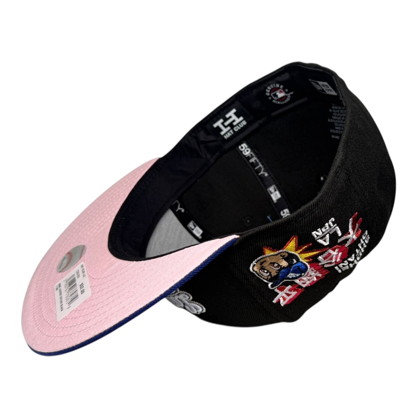 Los Angeles Dodgers Shohei Ohtani Patch Hat Club New Era 59Fifty Fitted Hat Pink UV