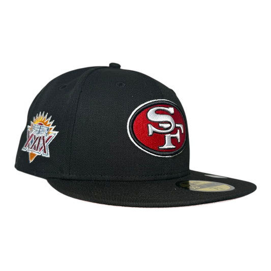 San Francisco 49ers Super Bowl XXIX Pinky UV Hat Club New Era 59Fifty Fitted Hat