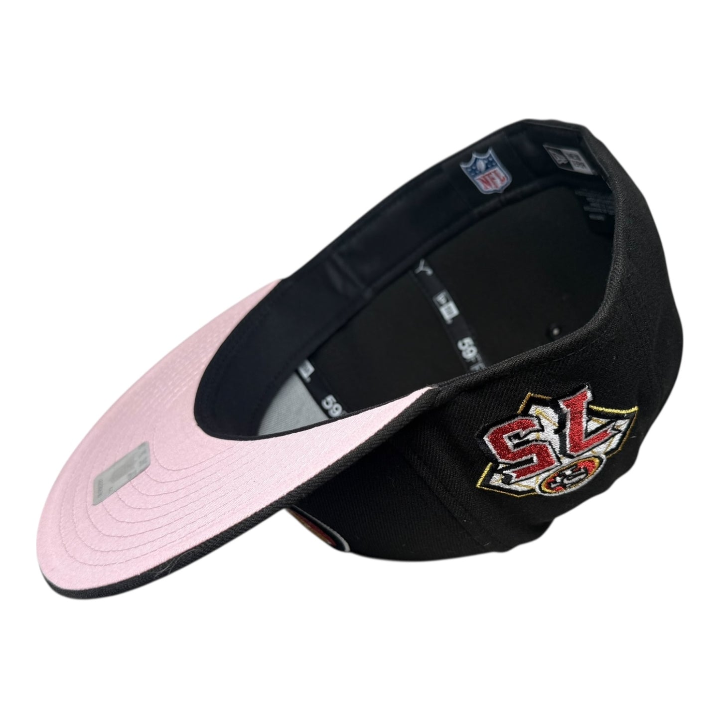 San Francisco 49ers 75th Anniversary Pinky UV New Era 59Fifty Fitted Hat