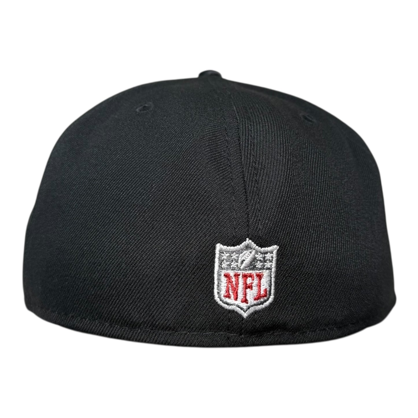 Tampa Bay Buccaneers 30 Seasons Black Satin Brim New Era 59Fifty Fitted Hat