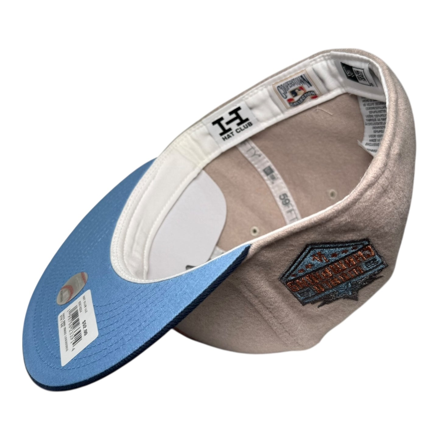 Los Angeles Dodgers Melton 2020 World Series Champions Hat Club New Era 59Fifty Fitted Hat