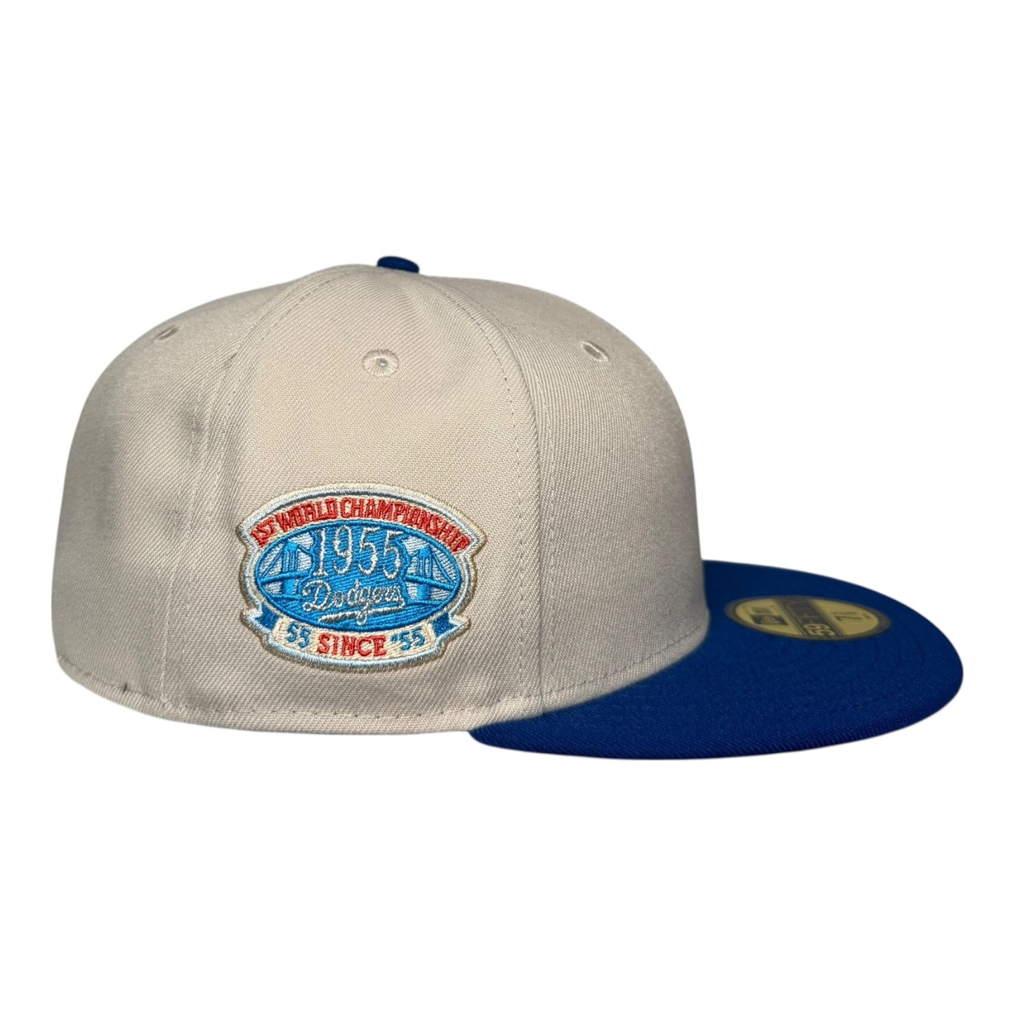 Los Angeles Dodgers 1955 World Series Flawless Script Hat Club New Era 59Fifty Fitted Hat