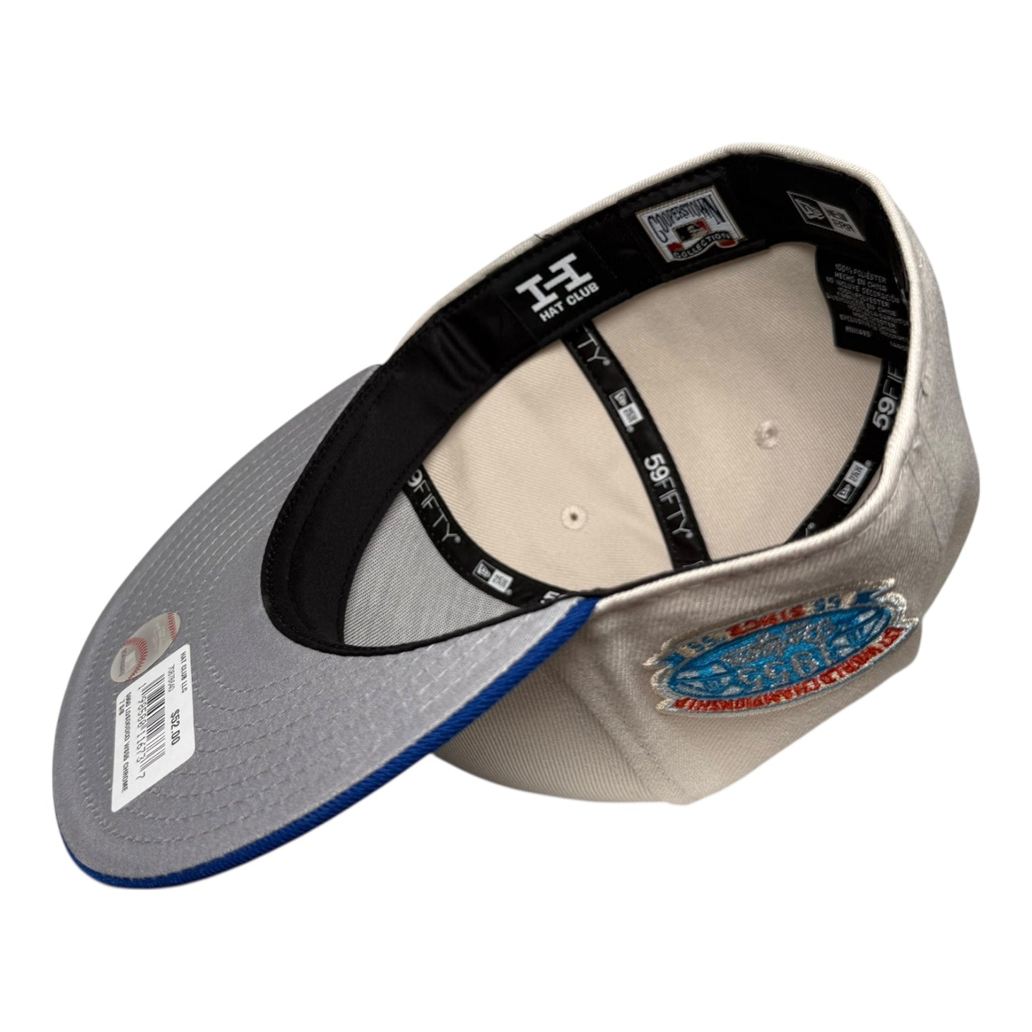 Los Angeles Dodgers 1955 World Series Flawless Script Hat Club New Era 59Fifty Fitted Hat