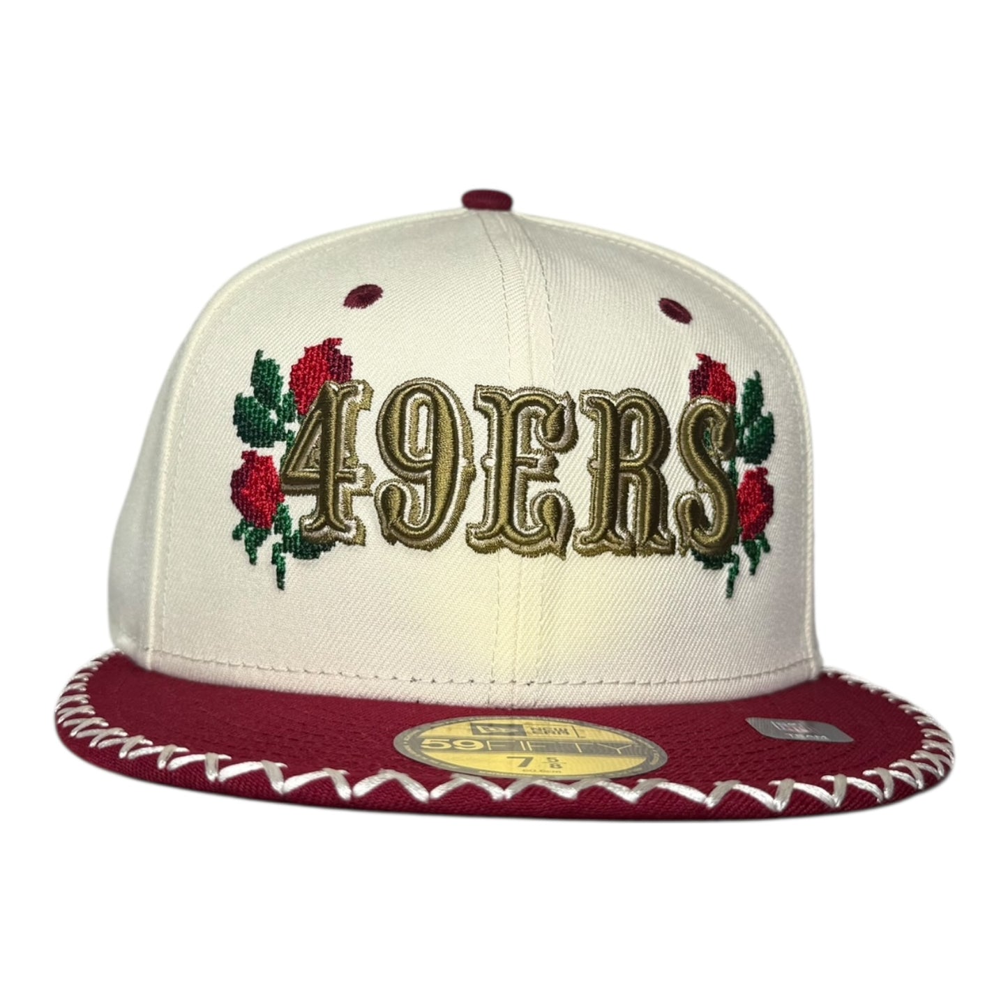 San Francisco 49ers Holiday Cross-Stitch New Era 59Fifty Fitted Hat