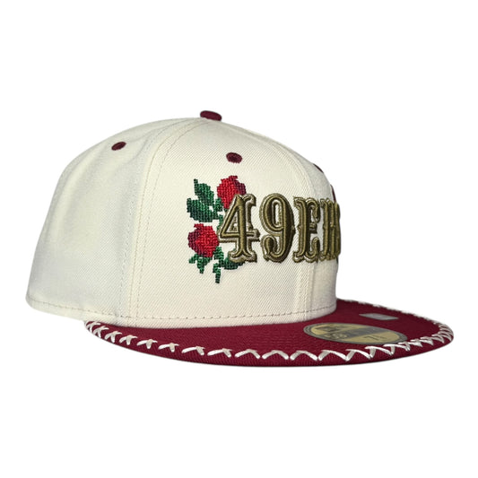 San Francisco 49ers Holiday Cross-Stitch New Era 59Fifty Fitted Hat