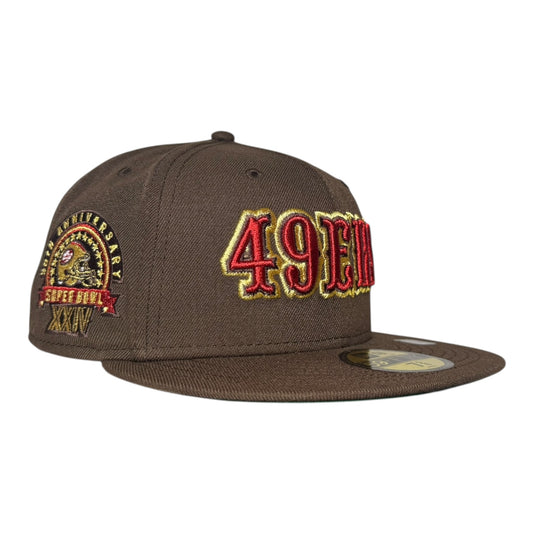San Francisco 49ers 30th Anniversary New Era 59Fifty Fitted Hat