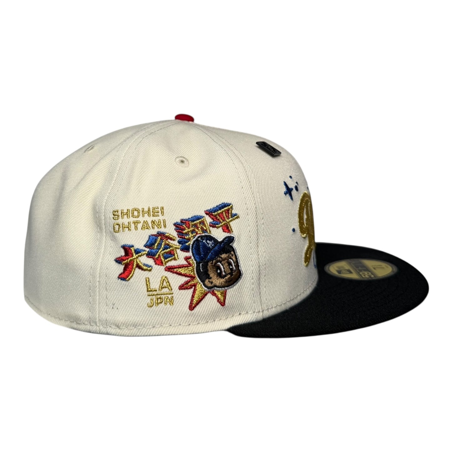 Los Angeles Dodgers Shohei Ohtani Capsule New Era 59Fifty Fitted Hat White Chrome