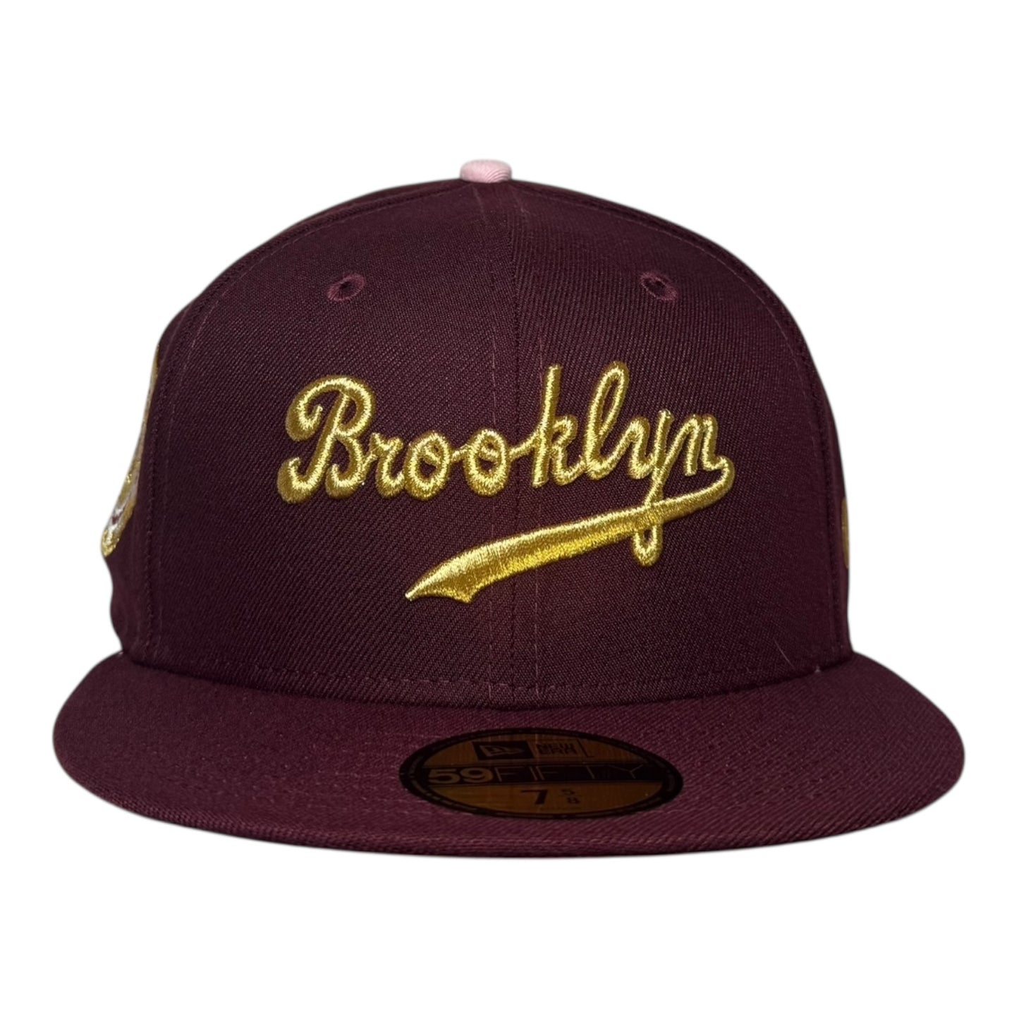 Brooklyn Dodgers 1942 All Star Game Maroon Pink UV New Era 59Fifty Fitted Hat