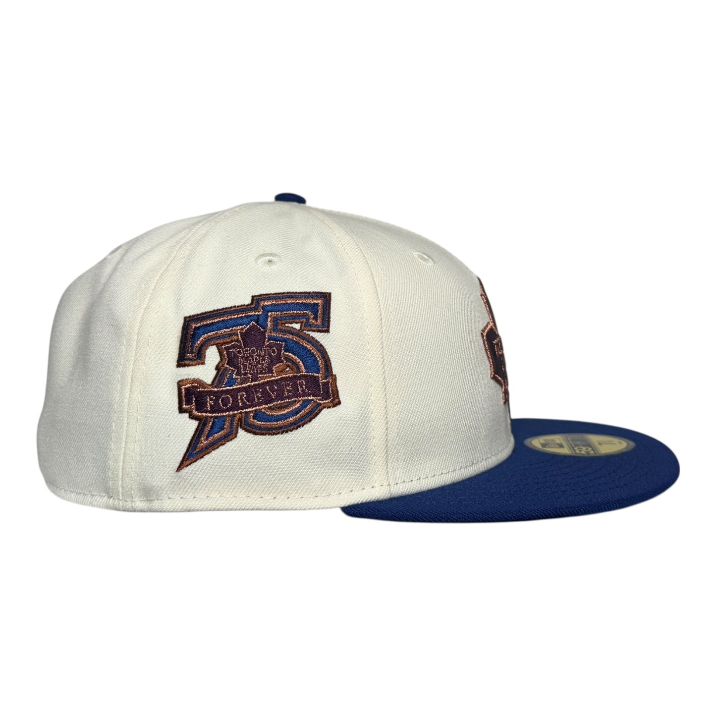 Toronto Maple Leafs 75th Anniversary Chrome Royal New Era 59Fifty Fitted Hat