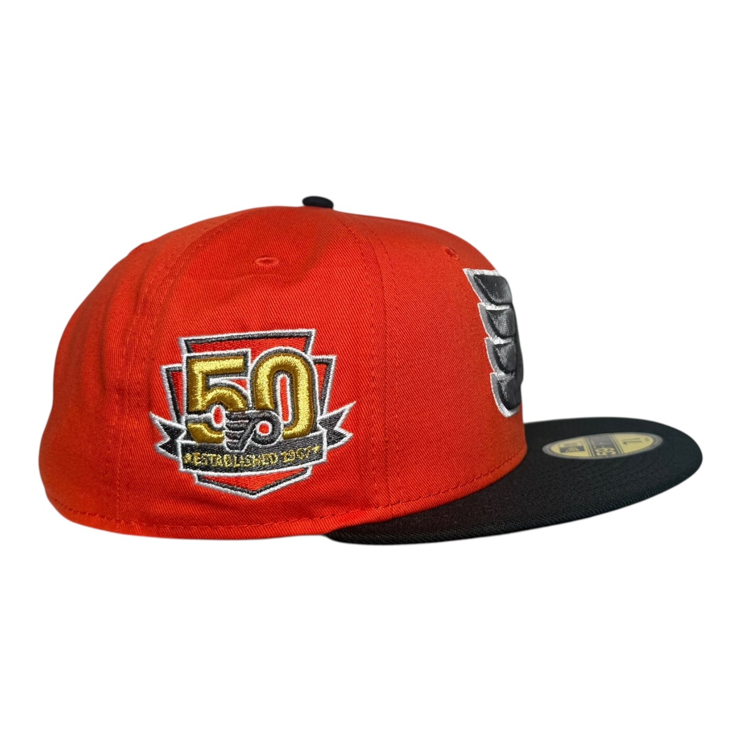 Philadelphia Flyers 50th Anniversary New Era 59Fifty Fitted Hat
