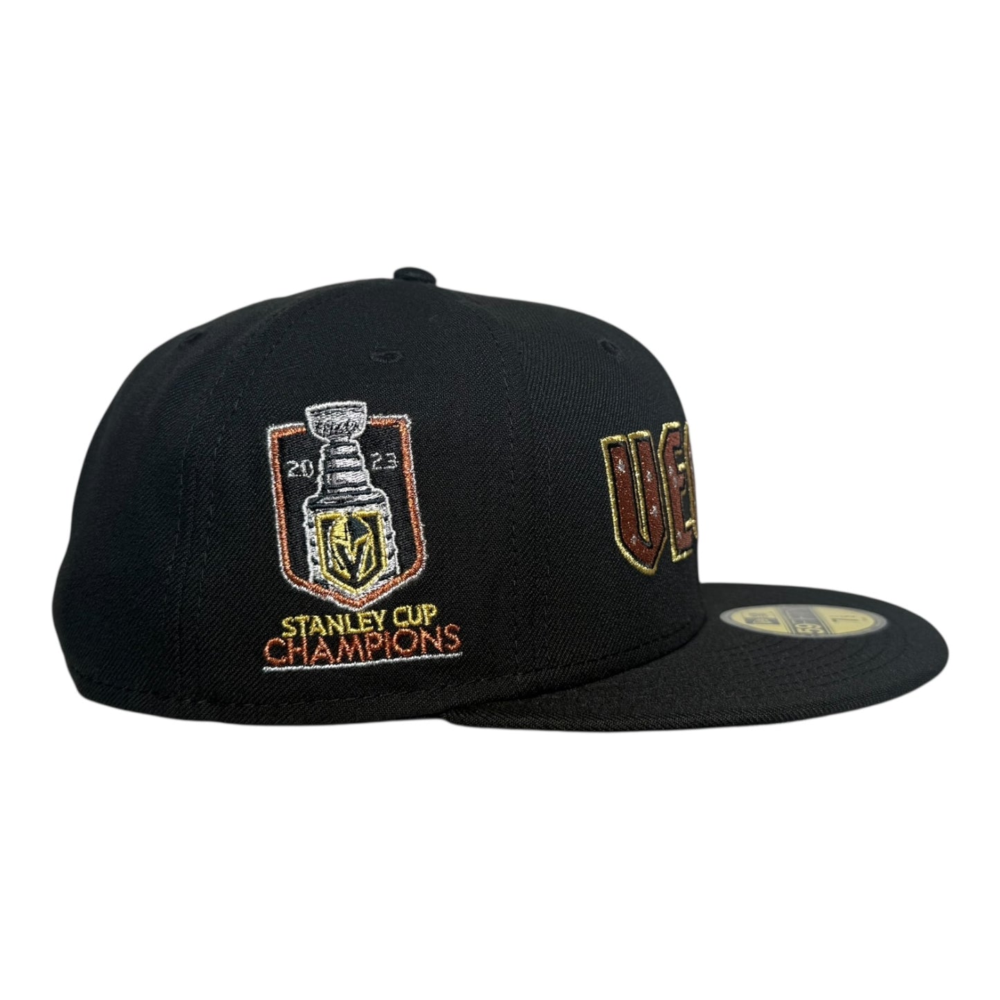 Las Vegas Golden Knights 2023 Stanley Cup Champions Metallic Prime Edition New Era 59Fifty Fitted Hat
