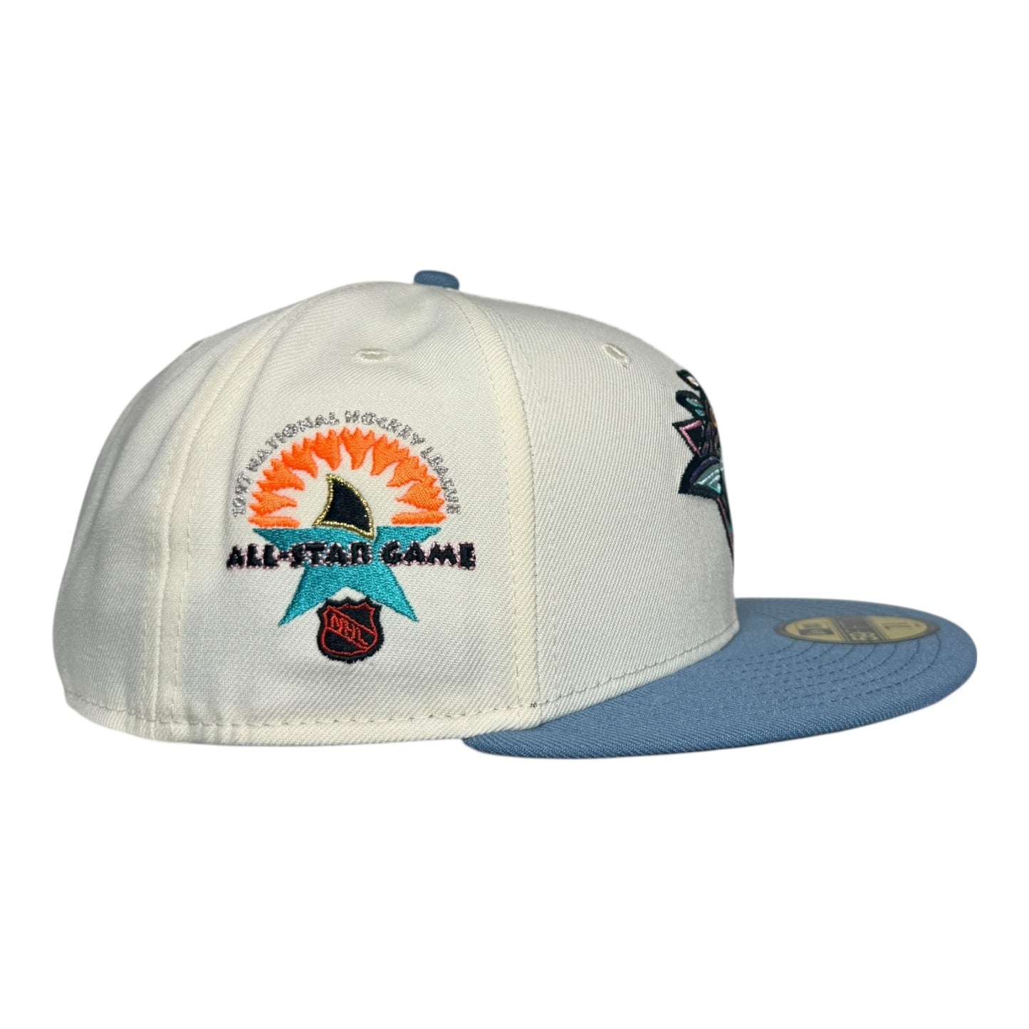 San Jose Sharks "Los Tiburones Tribal Shark" 1997 All Star Game New Era 59Fifty Fitted Hat