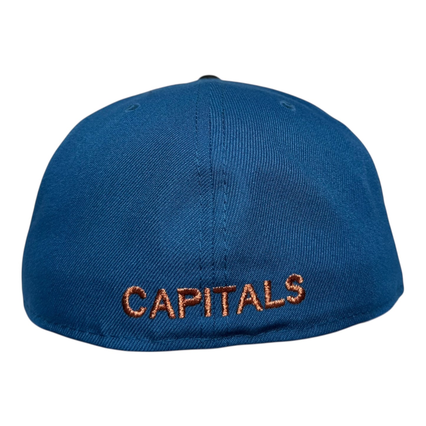 Washington Capitals "3PC SCREAMING EAGLE" New Era 59Fifty Fitted Hat Chrome/Black/Seashore Blue