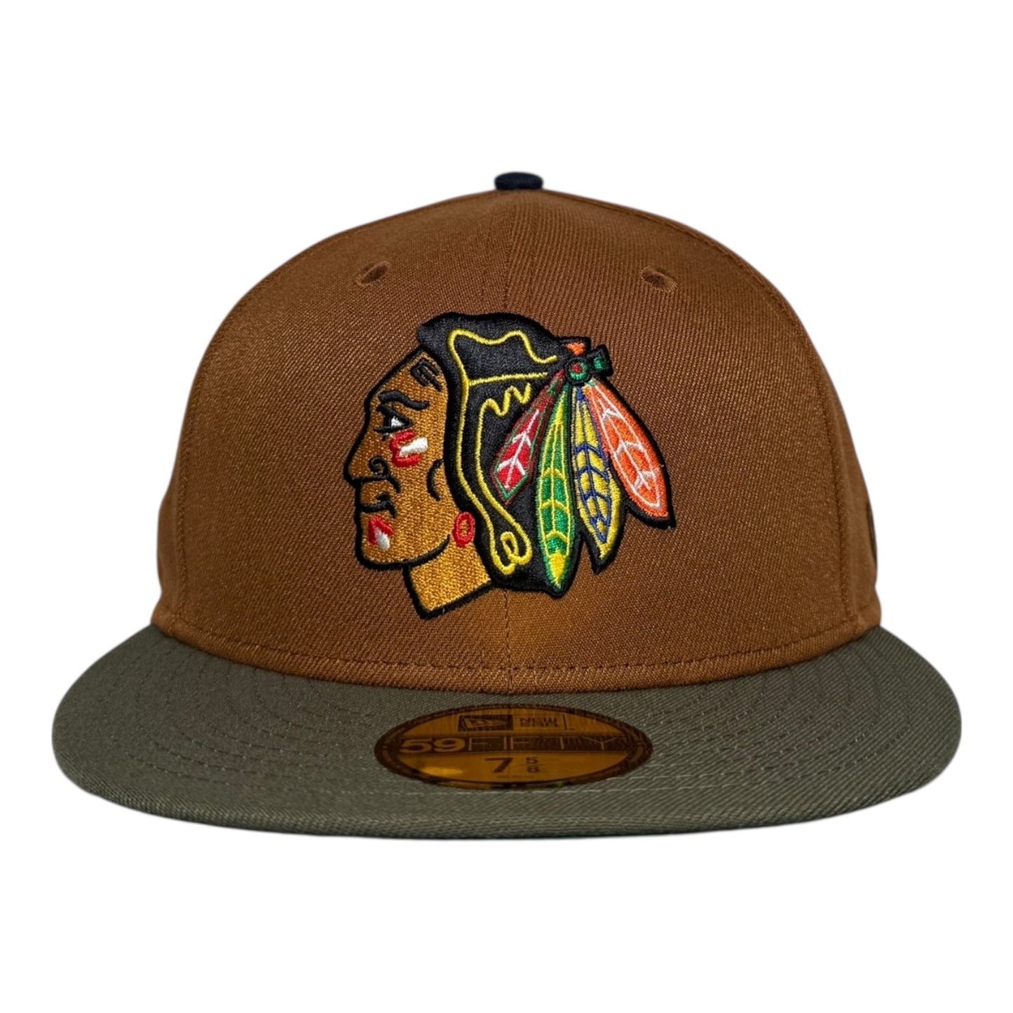 Chicago Blackhawks Tomahawk Logo Hat Club New Era 59Fifty Fitted Hat