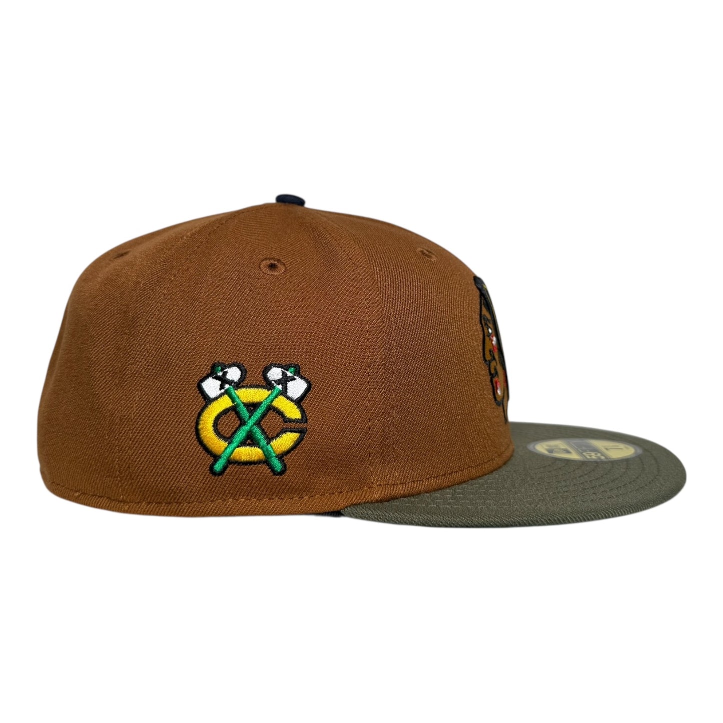 Chicago Blackhawks Tomahawk Logo Hat Club New Era 59Fifty Fitted Hat