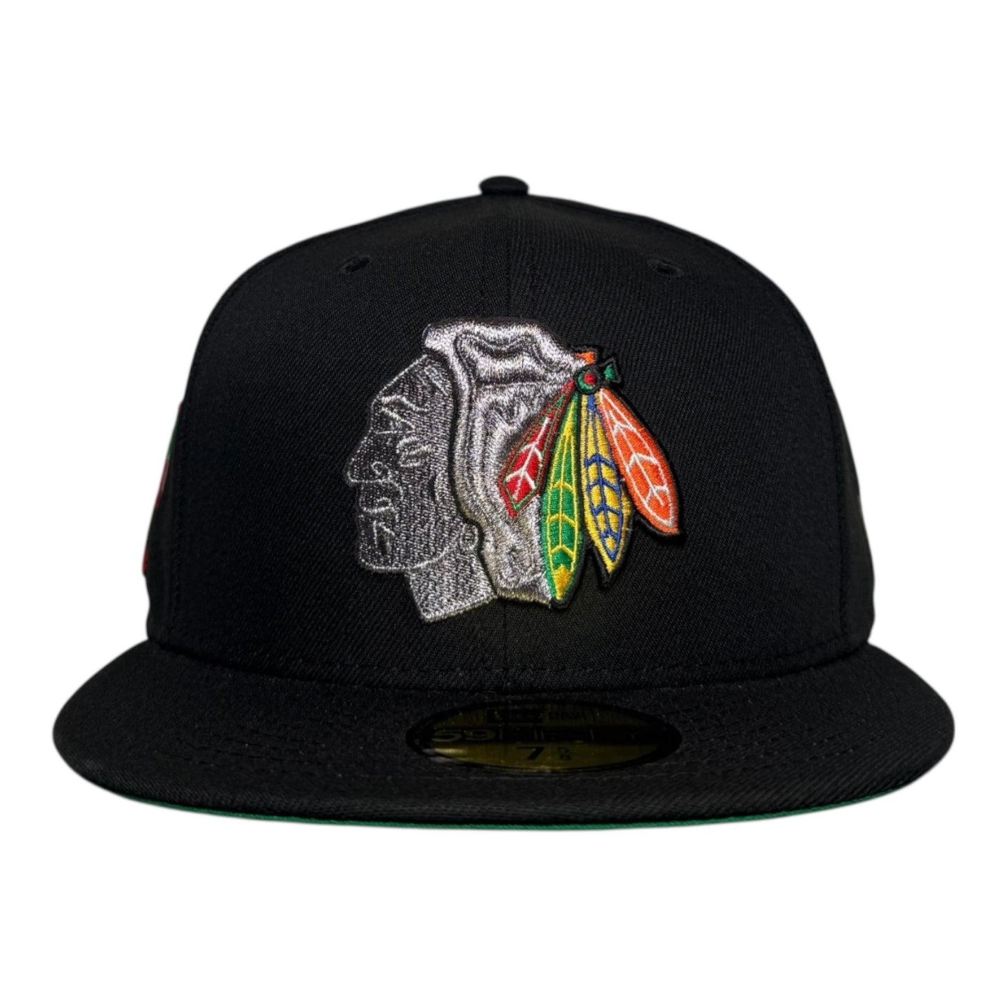 Chicago Blackhawks Black Pewter New Era 59Fifty Fitted Hat