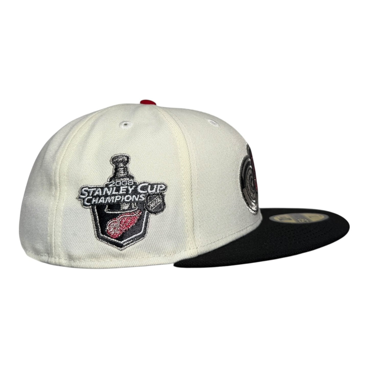 Detroit Red Wings 2008 Stanley Cup Champions New Era 59Fifty Fitted Hat Gray UV