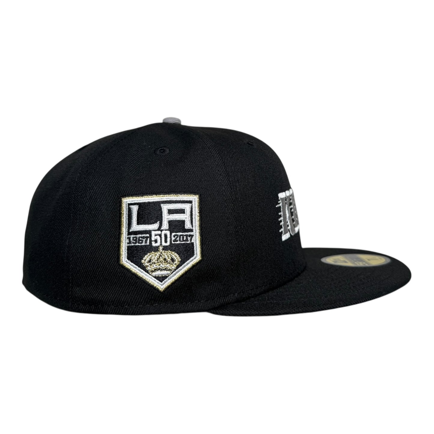 Los Angeles Kings Wordmark 50th Anniversary New Era 59Fifty Fitted Hat