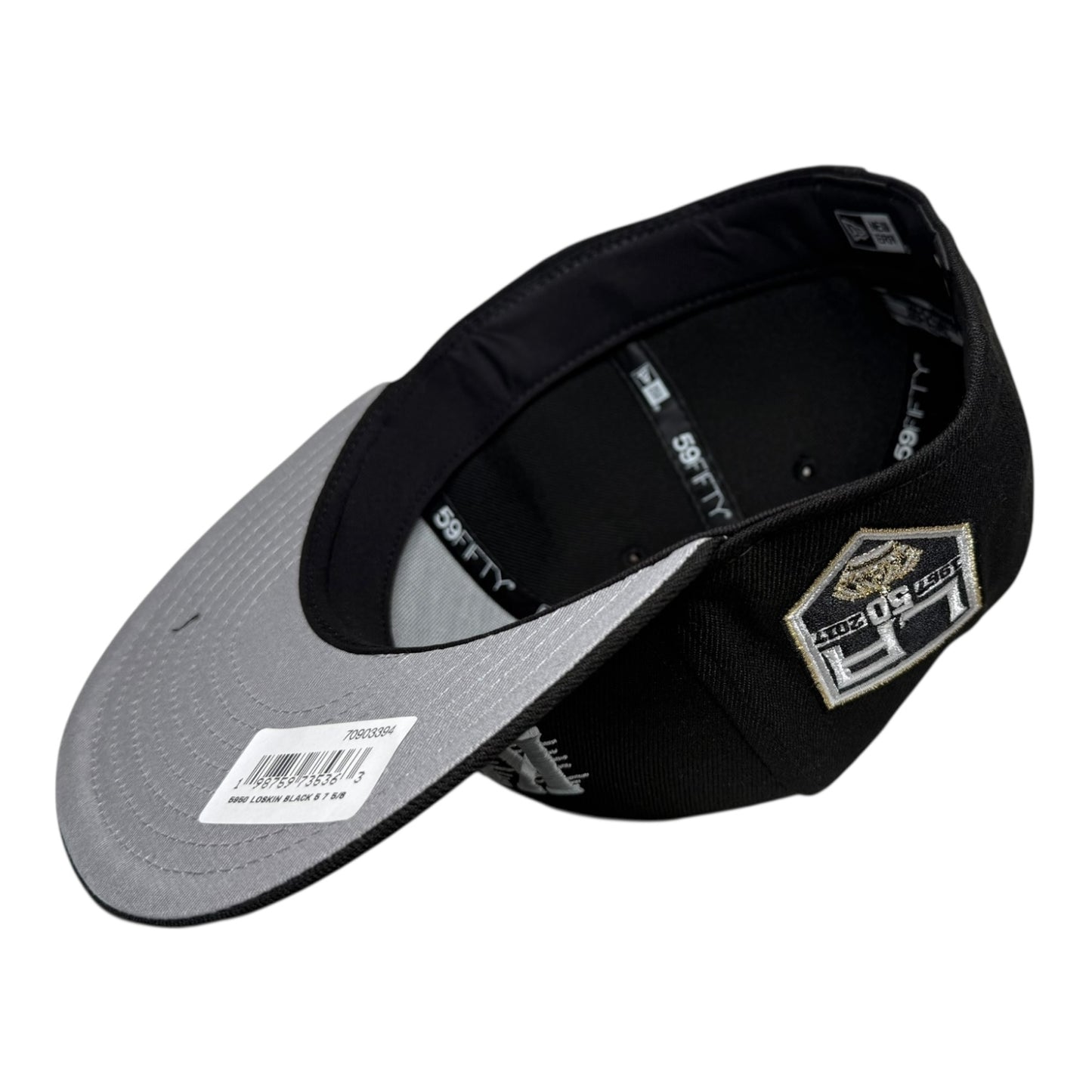 Los Angeles Kings Wordmark 50th Anniversary New Era 59Fifty Fitted Hat