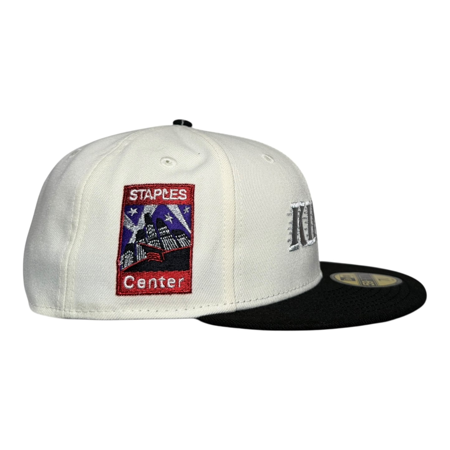 Los Angeles Kings Script Staples Center New Era 59Fifty Fitted Hat