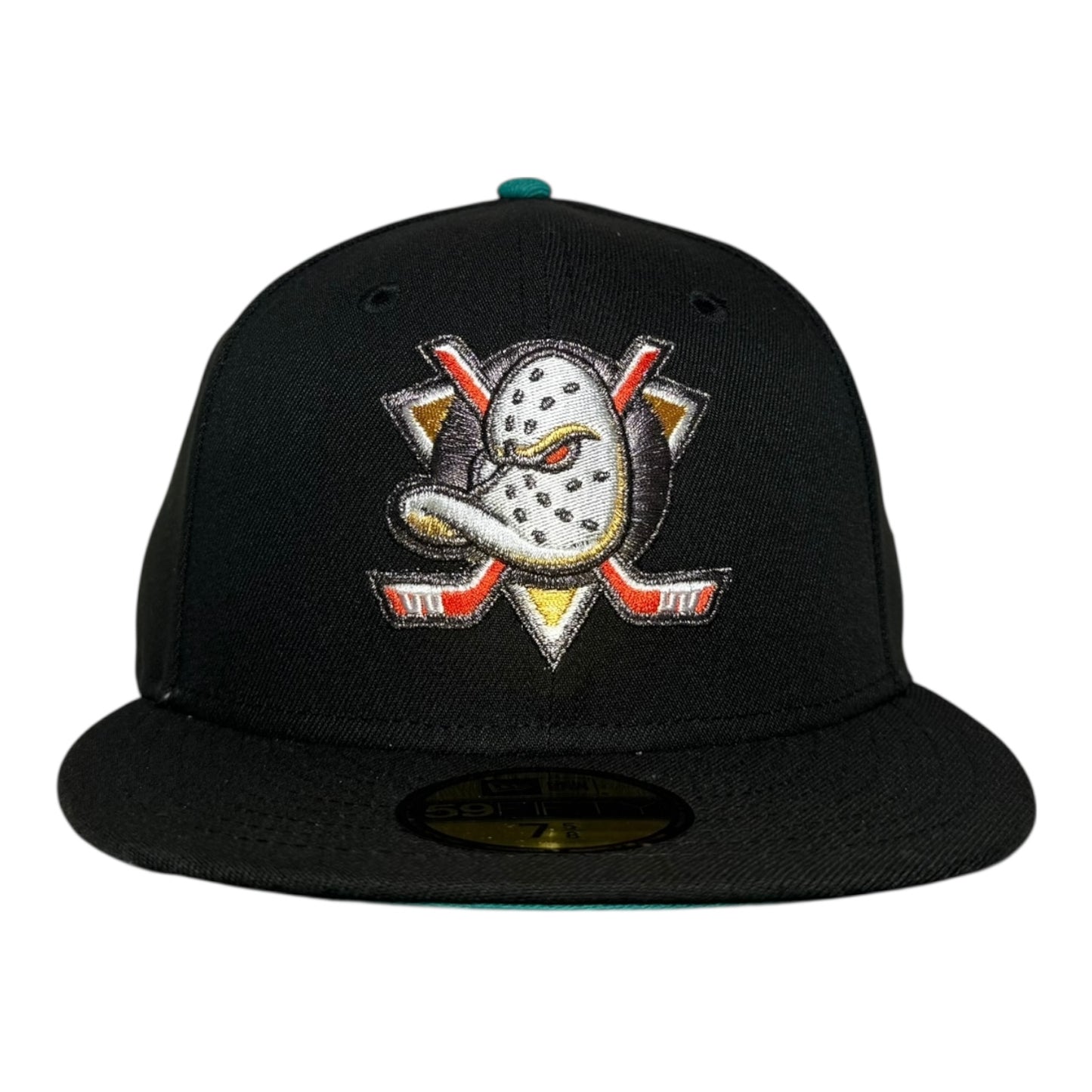 Anaheim Ducks Teal UV Hat Club New Era 59Fifty Fitted Hat