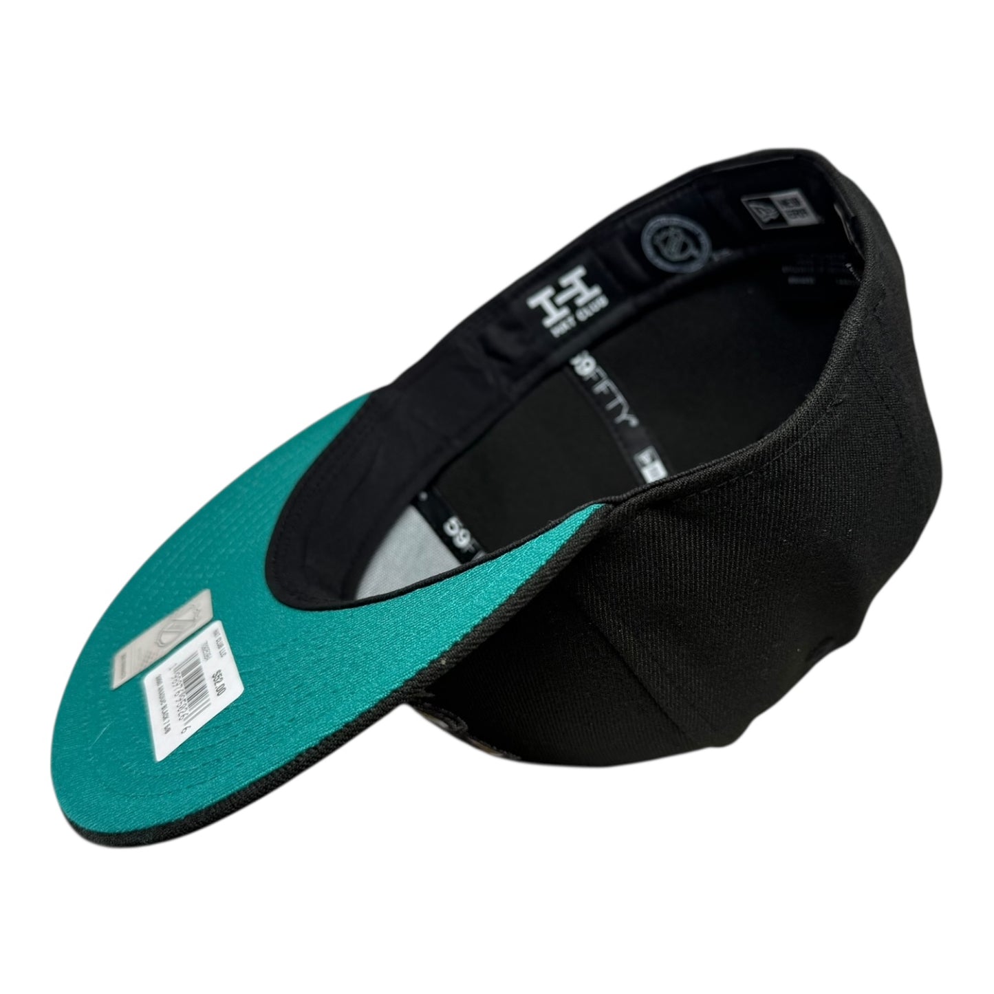 Anaheim Ducks Teal UV Hat Club New Era 59Fifty Fitted Hat