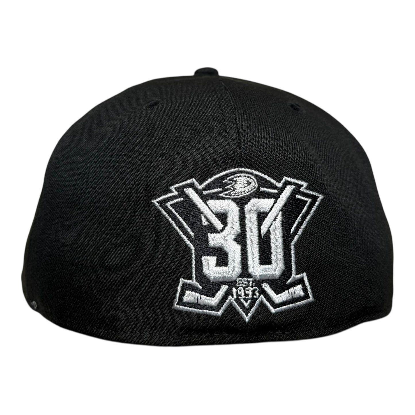 Anaheim Ducks 30th Anniversary Back Patch New Era 59Fifty Fitted Hat