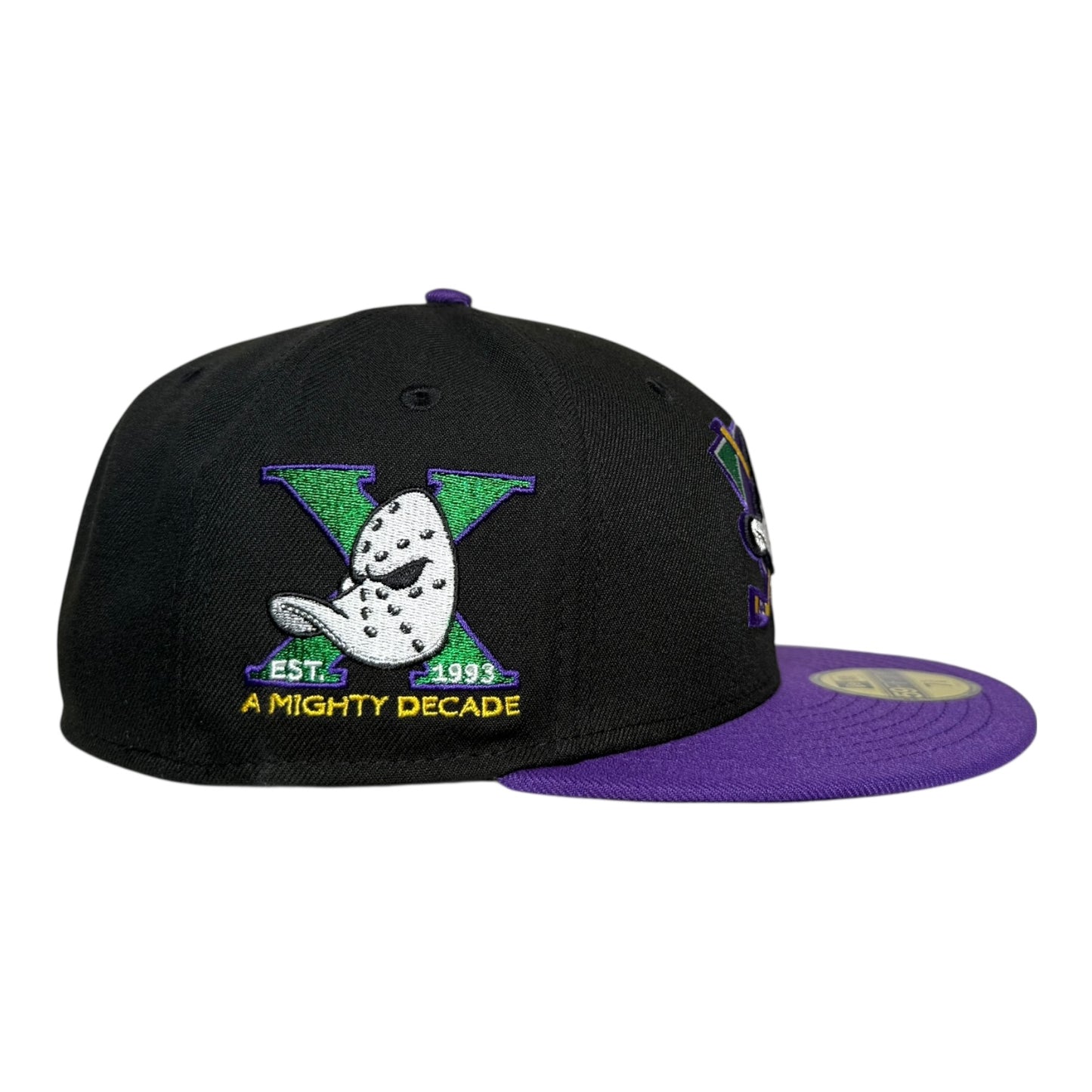 Anaheim Ducks A Mighty Decade Shock Drop Hat Club New Era 59Fifty Fitted Hat