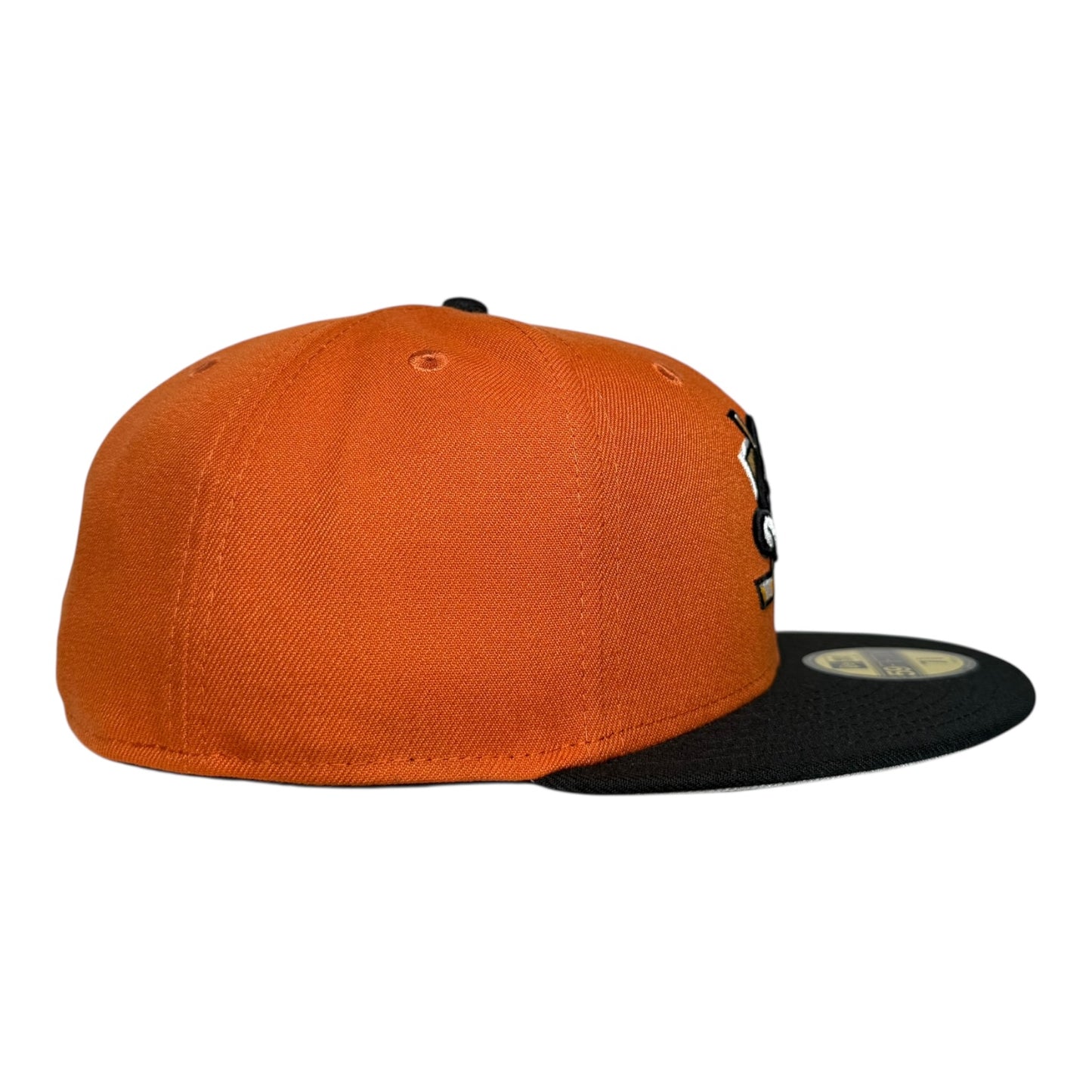 Anaheim Ducks Fight Orange/Black Grey UV New Era 59Fifty Fitted Hat