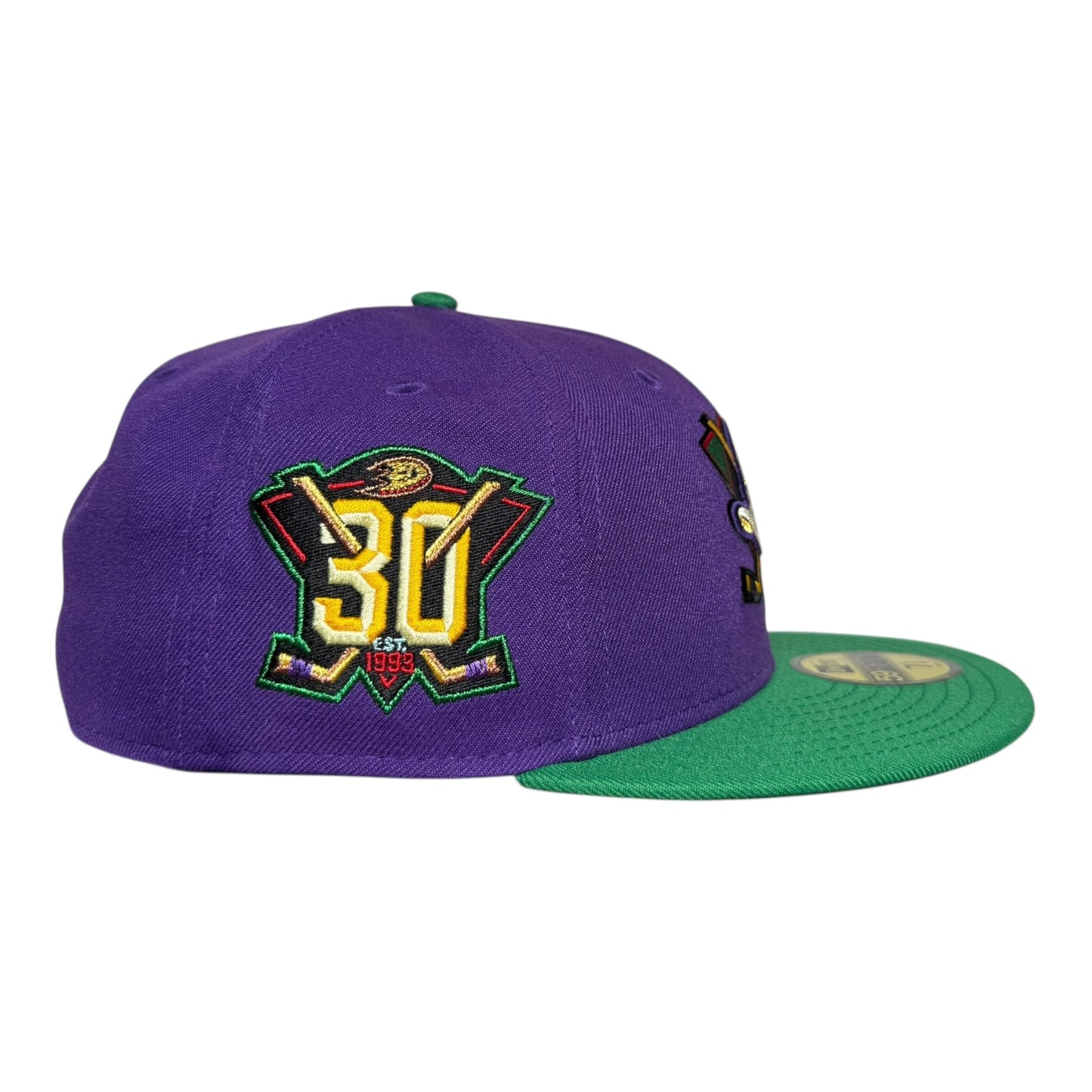 Anaheim Ducks Mighty Ducks 30th Anniversary District 5 Reverse New Era 59Fifty Fitted Hat