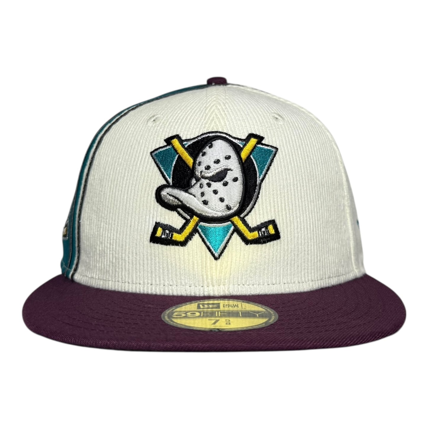 Anaheim Ducks 30th Anniversary Diagonal Block Home Jersey New Era 59Fifty Fitted Hat